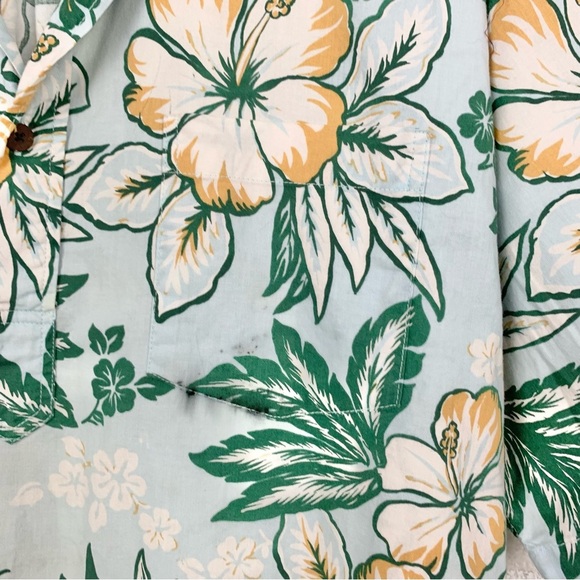 Reyn Spooner Joe Kealoha Floral Tropical Hibiscus Pullover Hawaiian Shirt XL - Picture 4 of 8